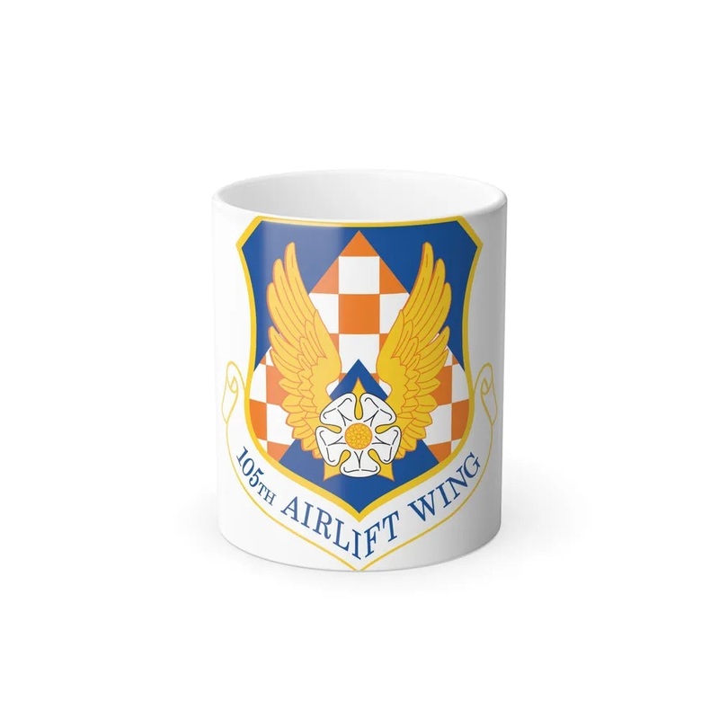 105th Airlift Wing (U.S. Air Force) Color Changing Coffee Mug