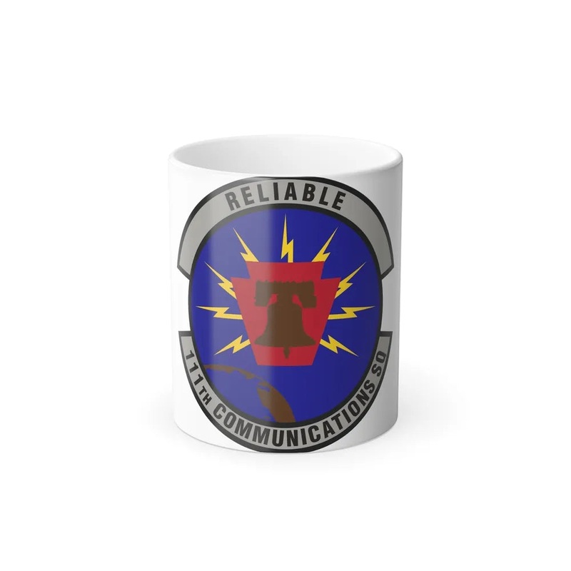 111th Communications Squadron (U.S. Air Force) Color Changing Coffee Mug