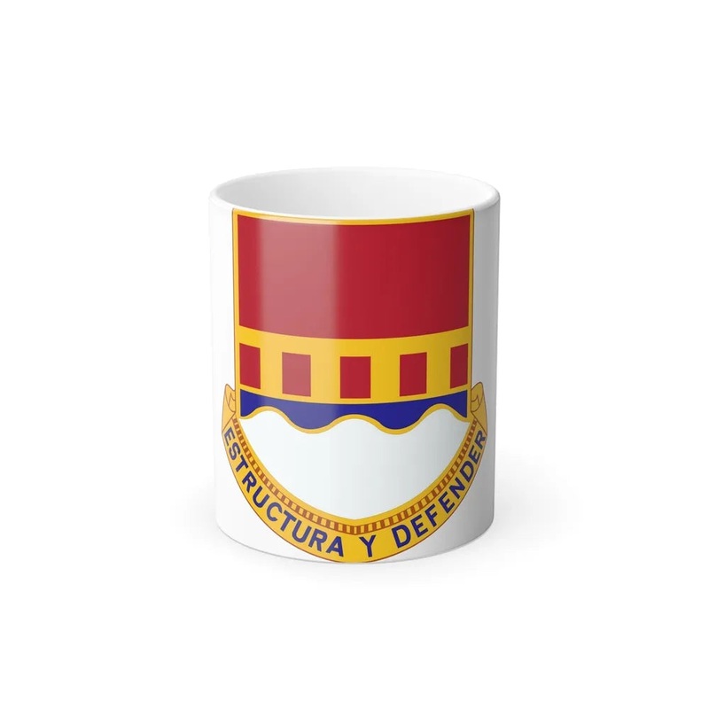 1402 Engineer Battalion (U.S. Army) Color Changing Coffee Mug