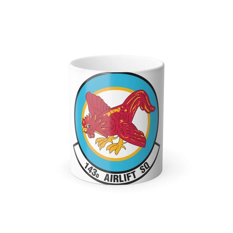 143 Airlift Squadron (U.S. Air Force) Color Changing Coffee Mug