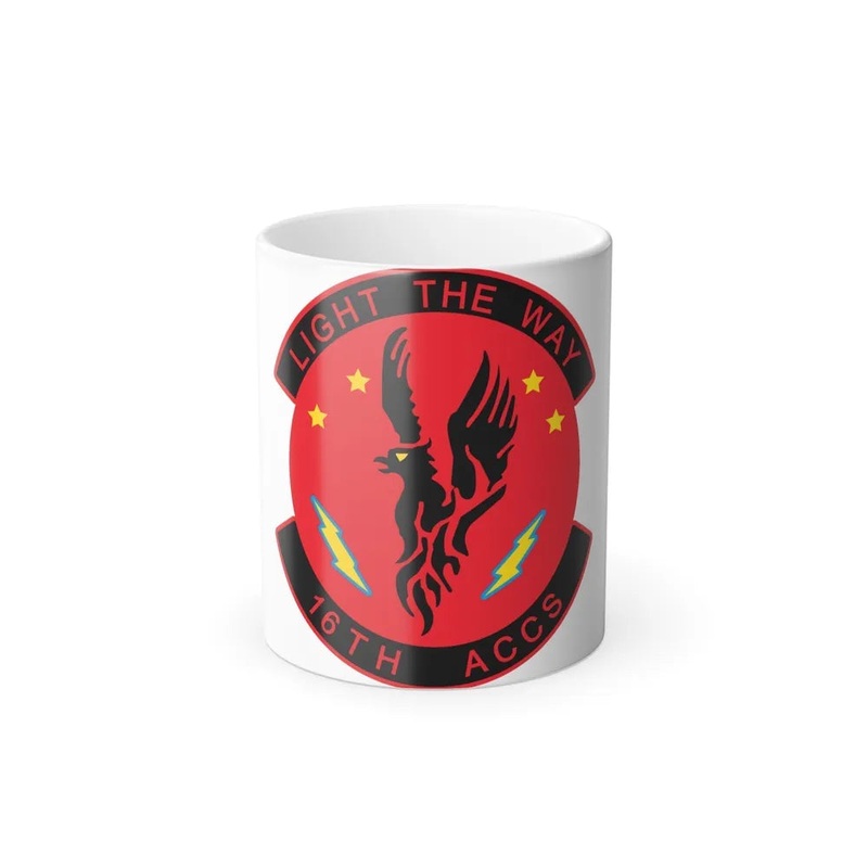 16TH ACCS (U.S. Air Force) Color Changing Coffee Mug