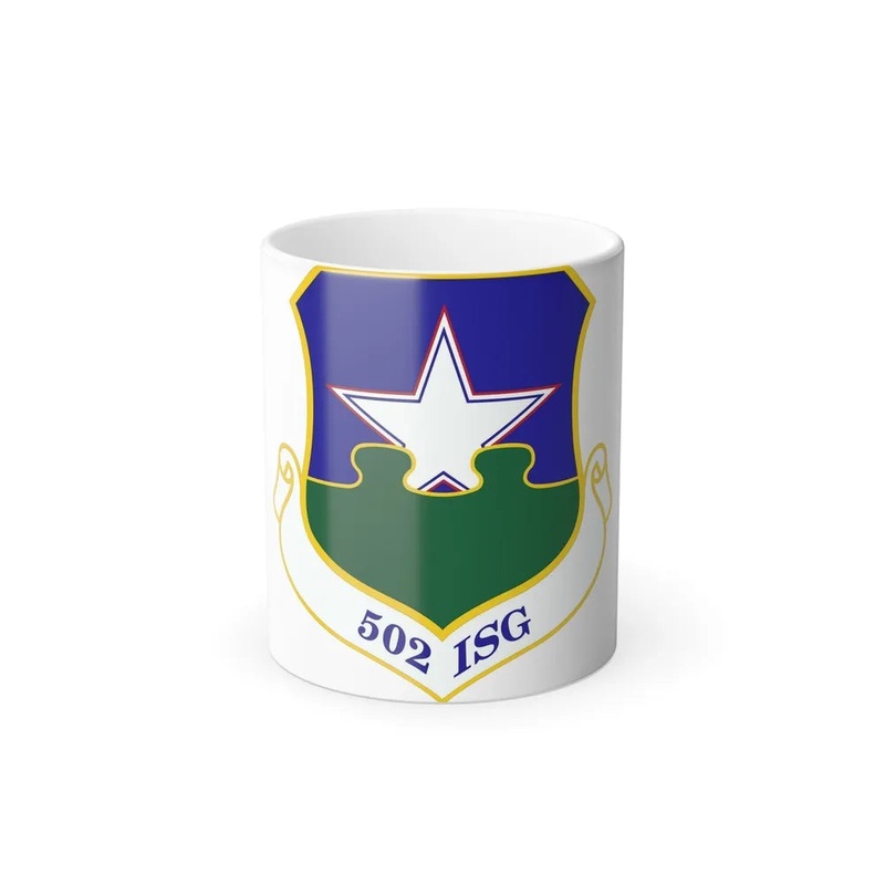 502d Installation Support Group (U.S. Air Force) Color Changing Coffee Mug