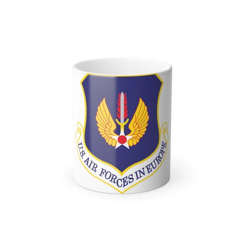 USAF in Europe (U.S. Air Force) Color Changing Coffee Mug