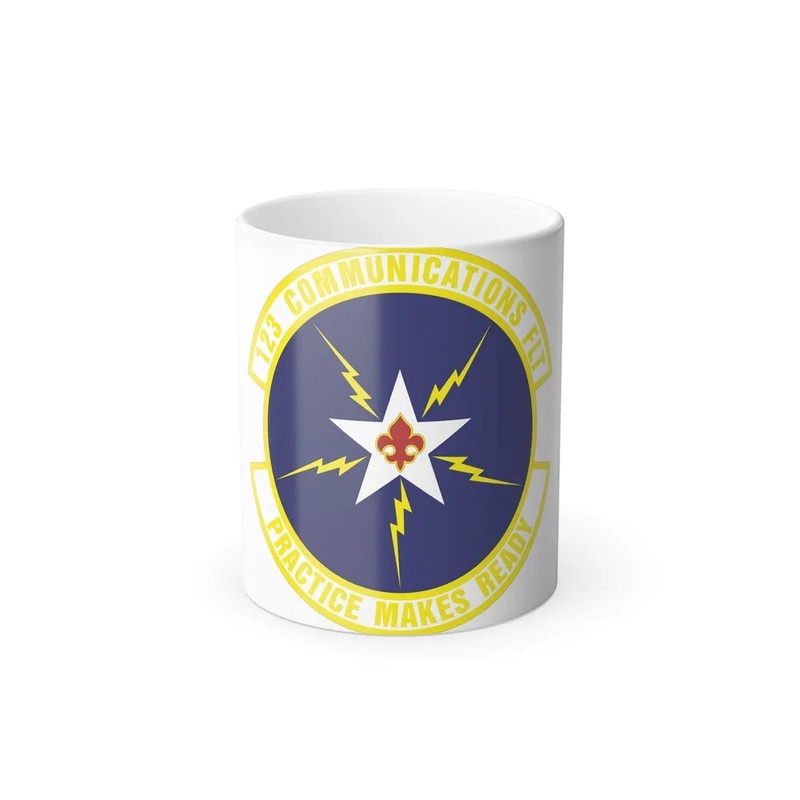 123d Communications Squadron (U.S. Air Force) Color Changing Coffee Mug
