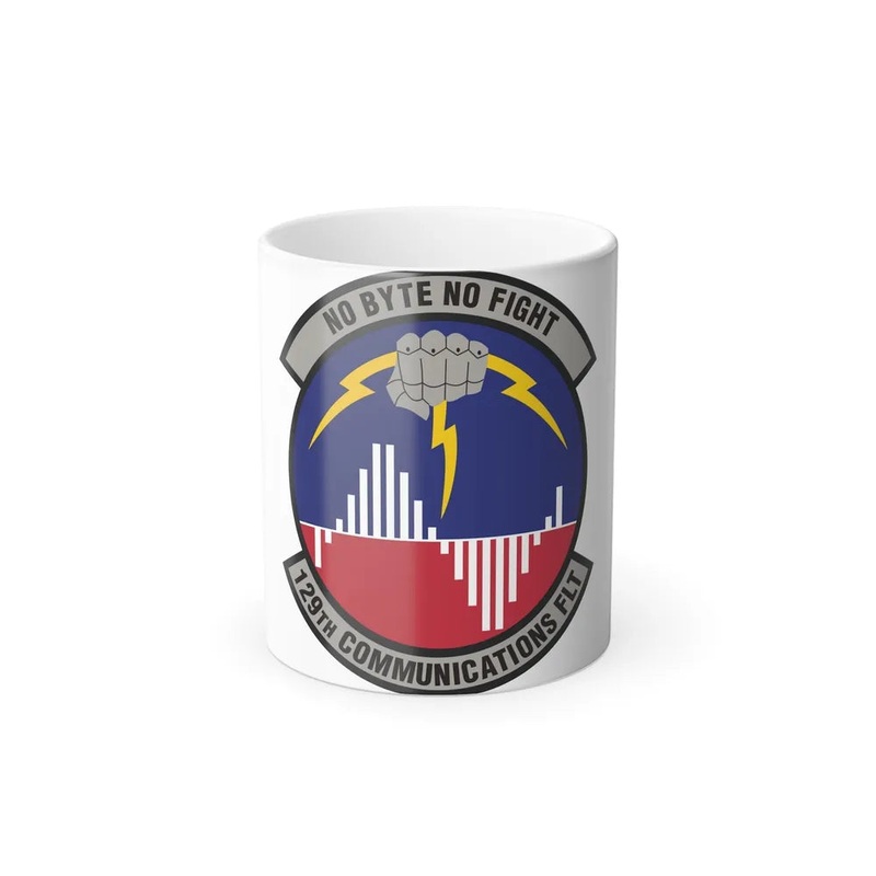 129th Communications Flight (U.S. Air Force) Color Changing Coffee Mug