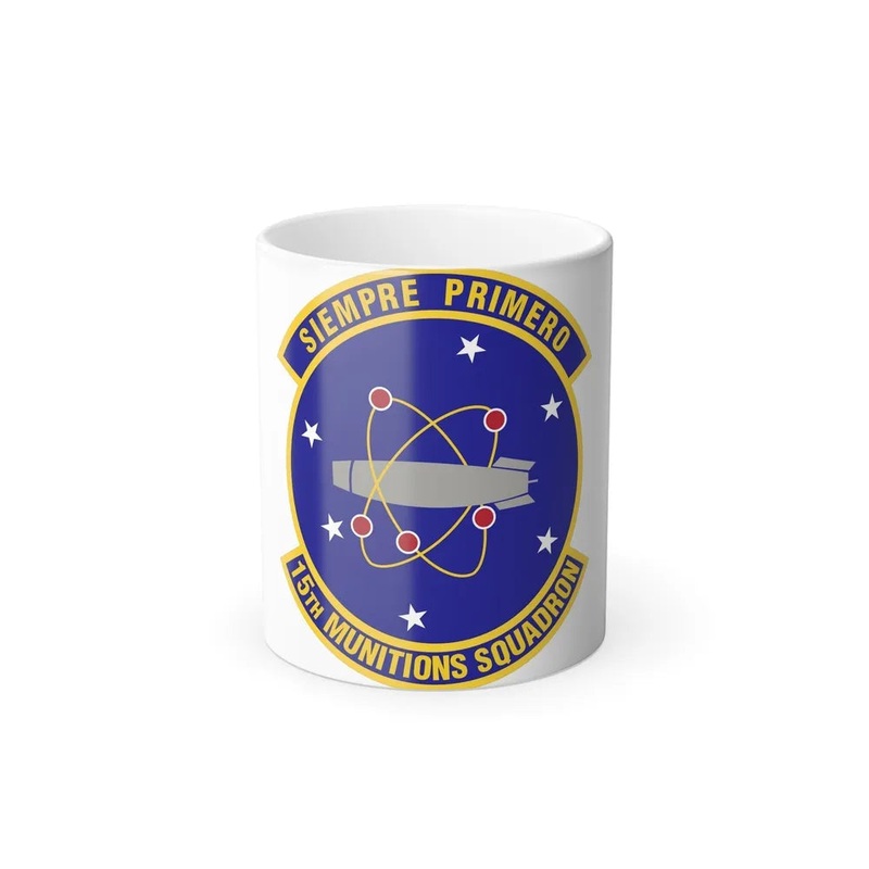 15th Munitions Squadron (U.S. Air Force) Color Changing Coffee Mug