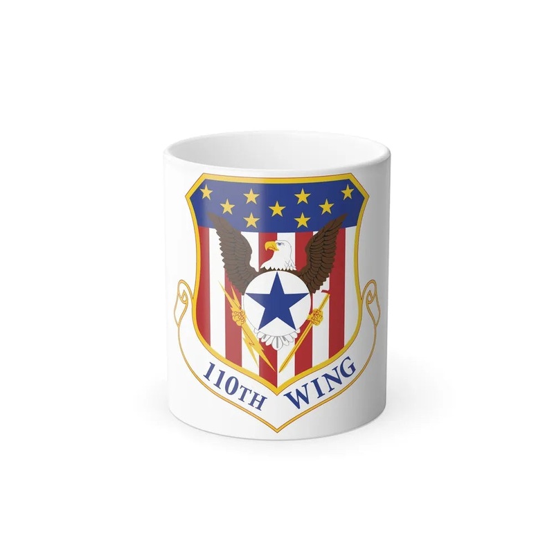 110th Wing emblem (U.S. Air Force) Color Changing Coffee Mug