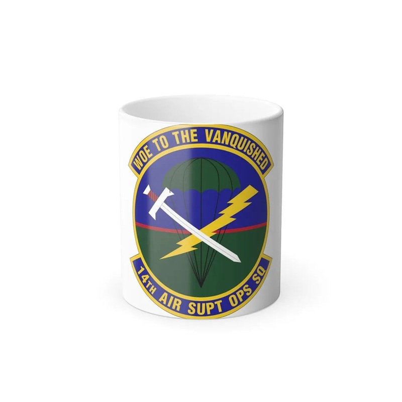 14 Air Support Operations Squadron ACC (U.S. Air Force) Color Changing Coffee Mug