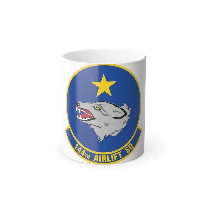 144 Airlift Squadron (U.S. Air Force) Color Changing Coffee Mug