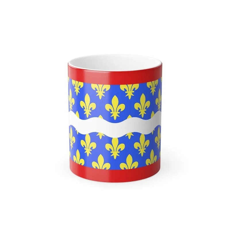 Flag of Cher France – Color Changing Coffee Mug