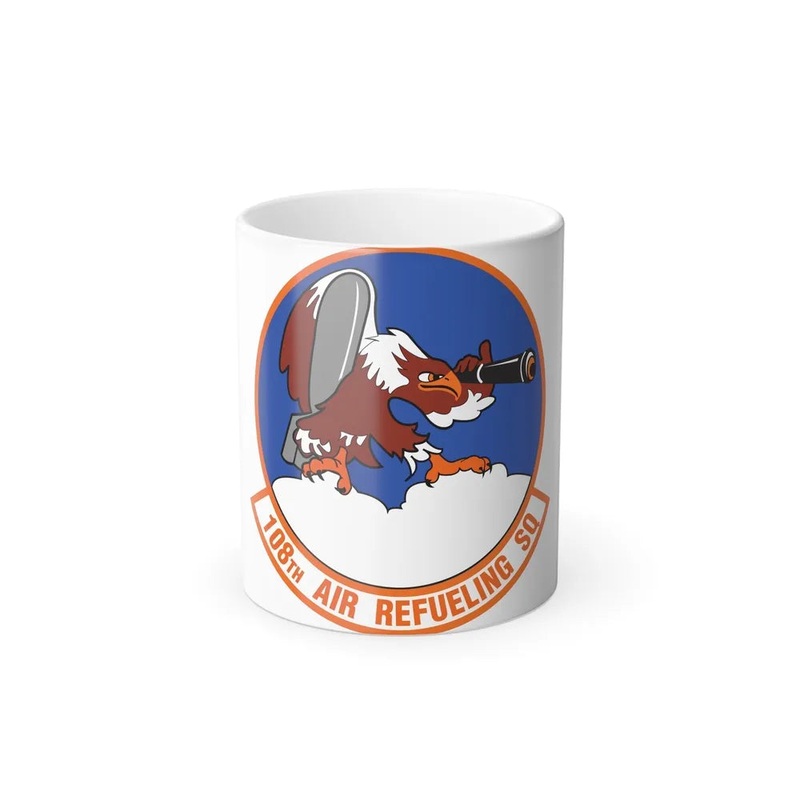 108th Air Refueling Squadron (U.S. Air Force) Color Changing Coffee Mug