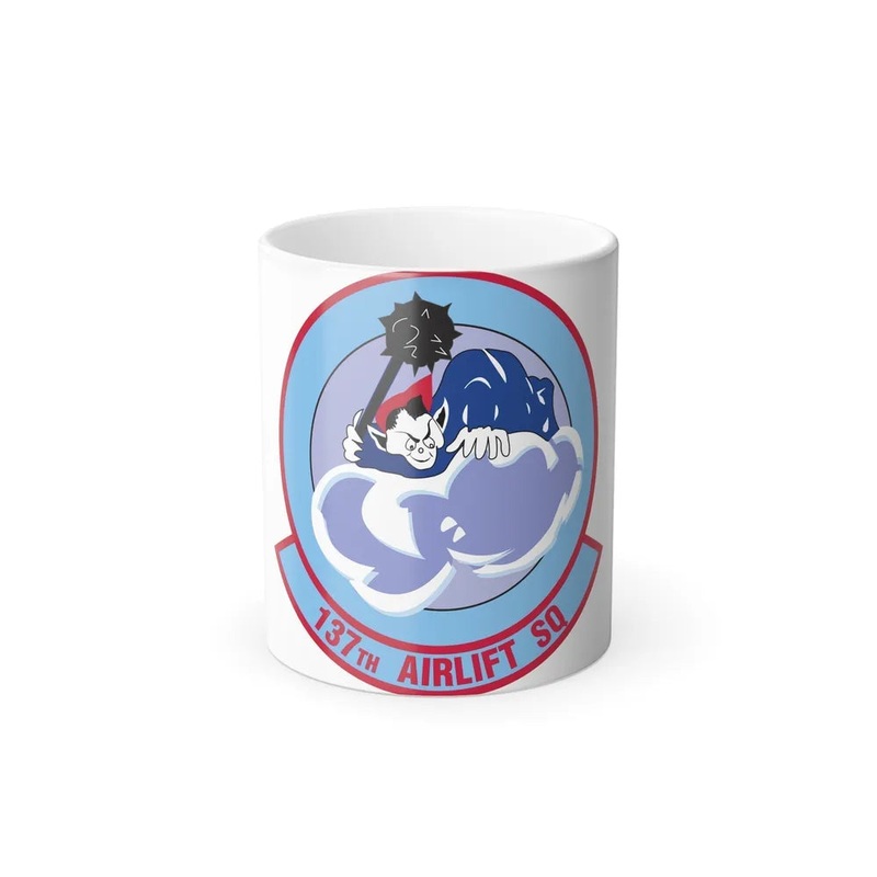 137 Airlift Squadron (U.S. Air Force) Color Changing Coffee Mug