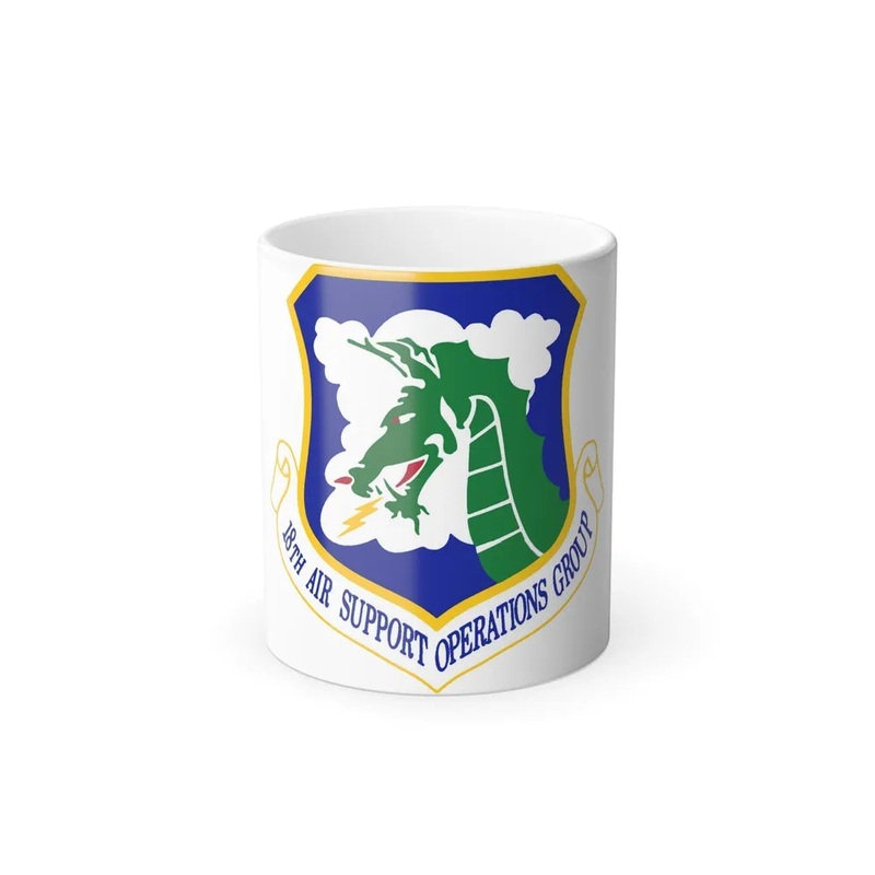 18 Air Support Operations Group ACC (U.S. Air Force) Color Changing Coffee Mug