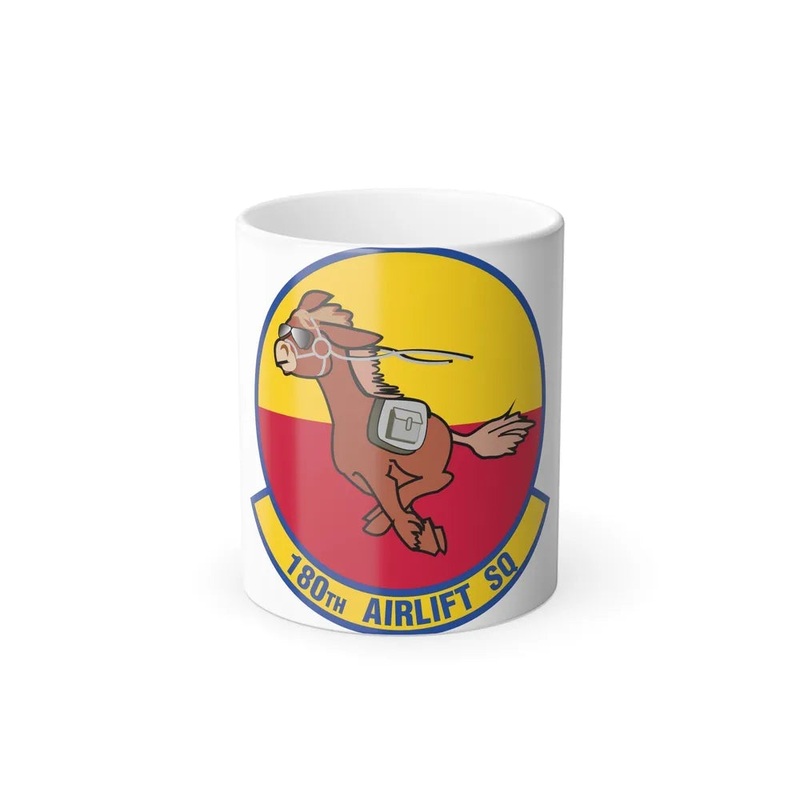 180 Airlift Squadron (U.S. Air Force) Color Changing Coffee Mug