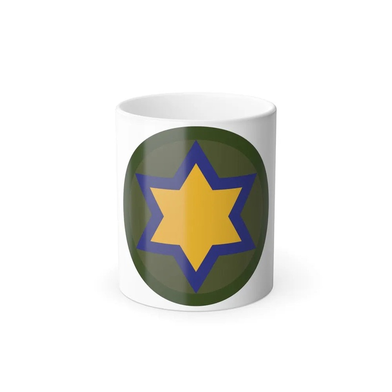 US 66th Cavalry Division (U.S. Army) Color Changing Coffee Mug