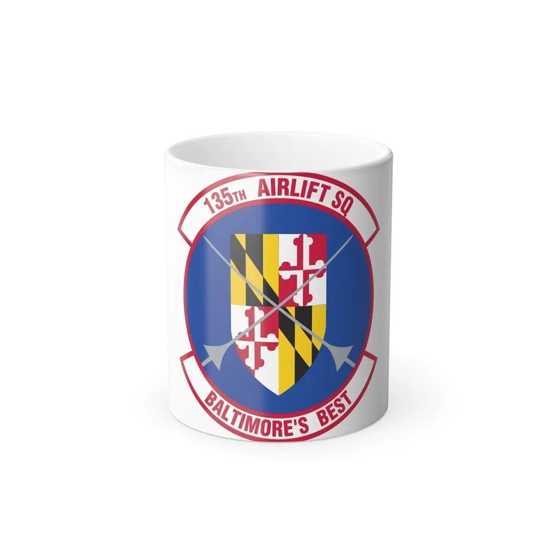 135 Airlift Squadron (U.S. Air Force) Color Changing Coffee Mug