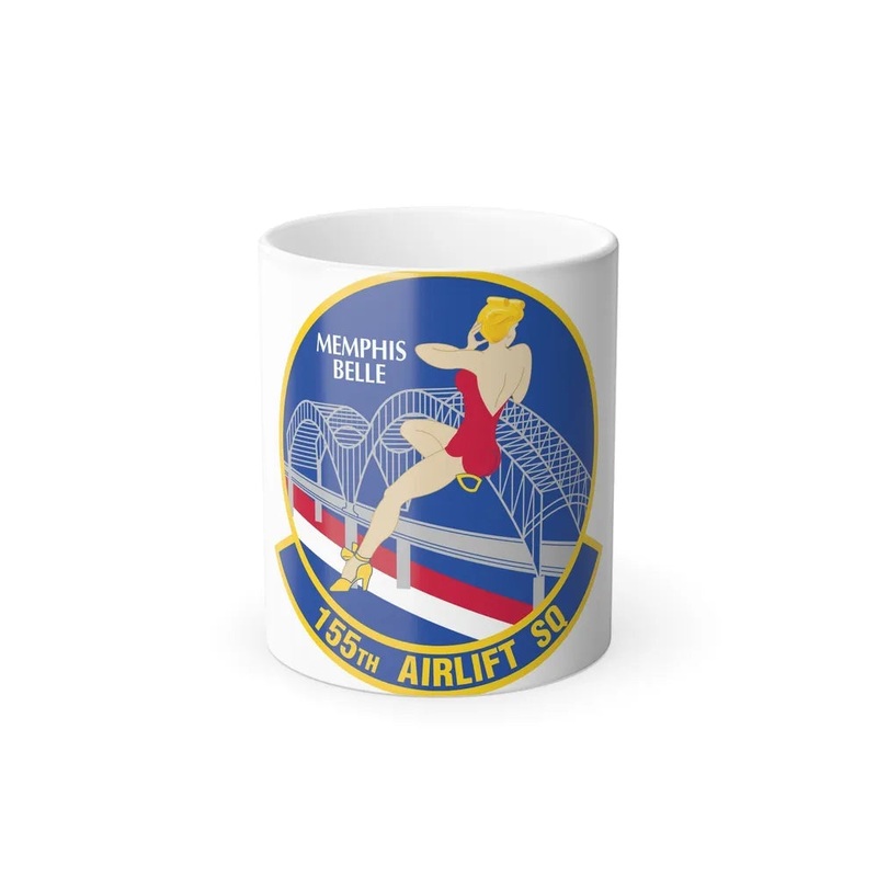 155 Airlift Squadron (U.S. Air Force) Color Changing Coffee Mug