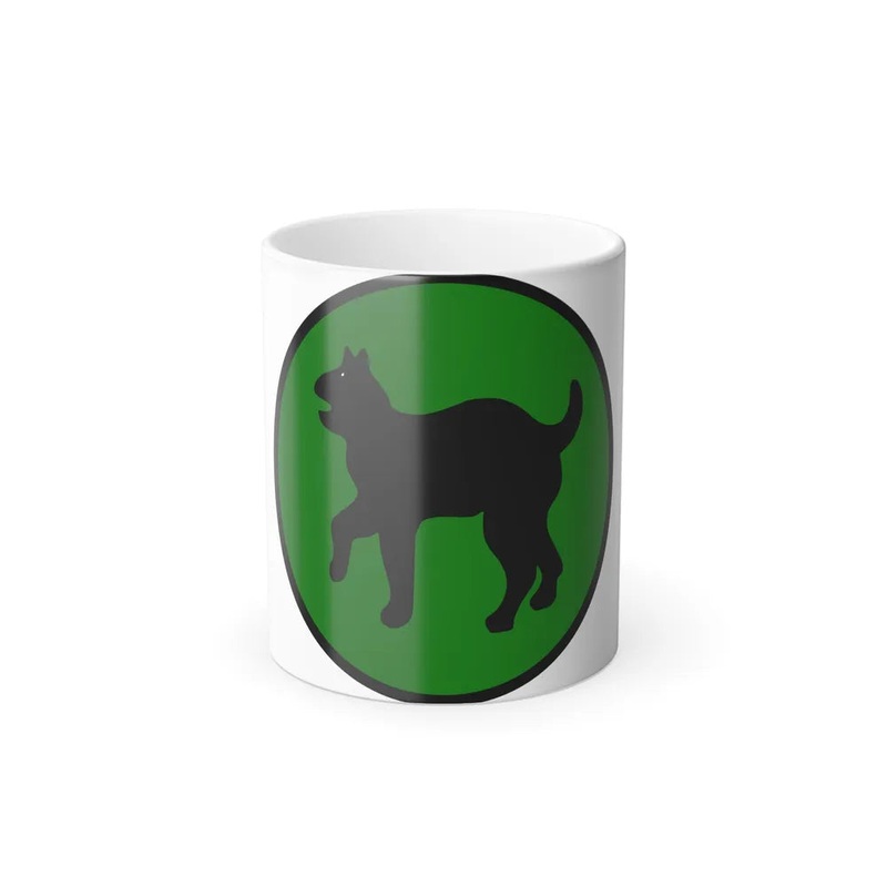 US 81st Infantry Division SSI (U.S. Army) Color Changing Coffee Mug