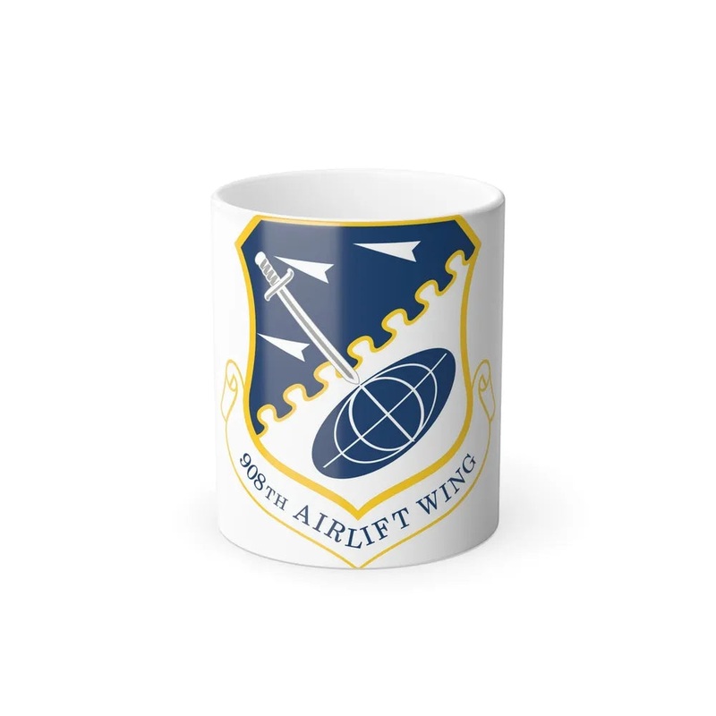 USAF 908th Airlift Wing (U.S. Air Force) Color Changing Coffee Mug