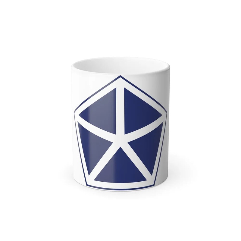 V Corps United States (U.S. Army) Color Changing Coffee Mug
