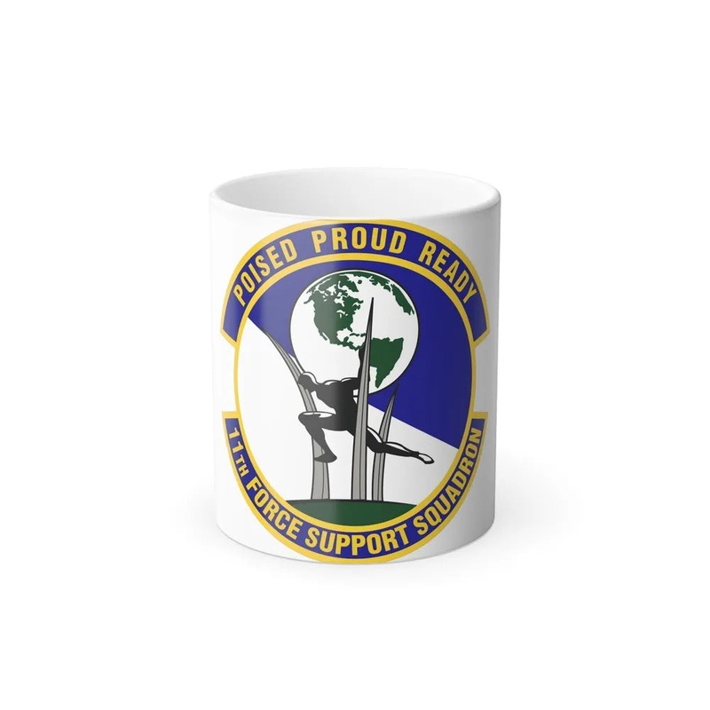 11th Force Support Squadron (U.S. Air Force) Color Changing Coffee Mug
