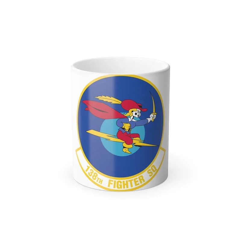 138 Fighter Squadron (U.S. Air Force) Color Changing Coffee Mug