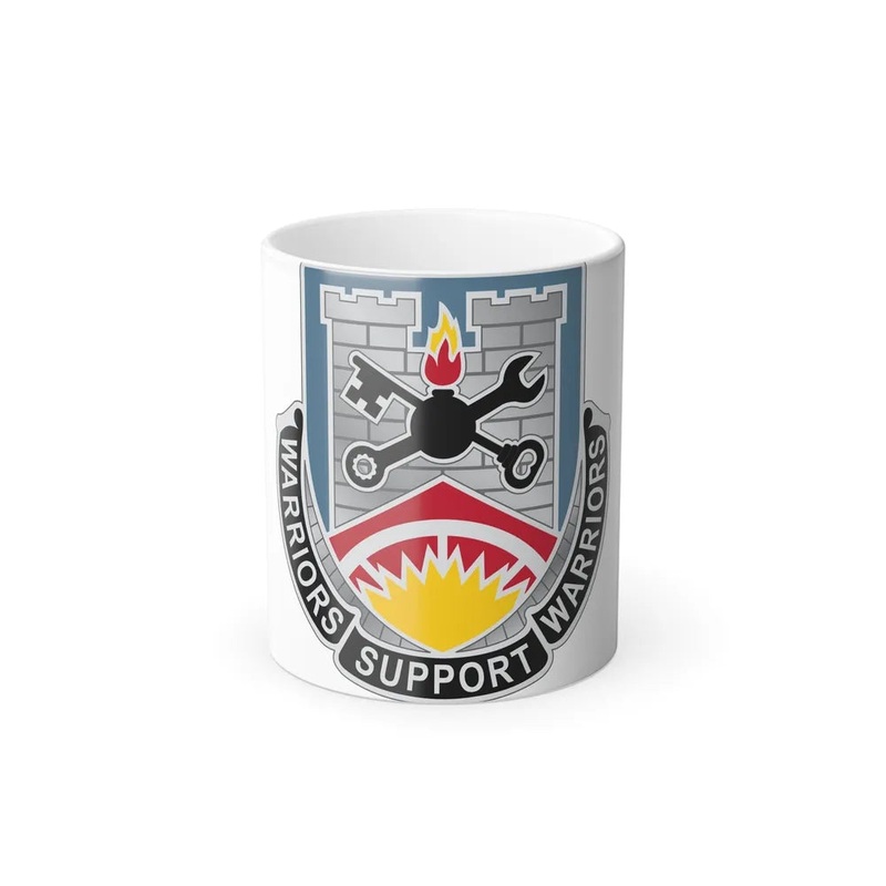142d Engineer Battalion North Dakota National Guard (U.S. Army) Color Changing Coffee Mug