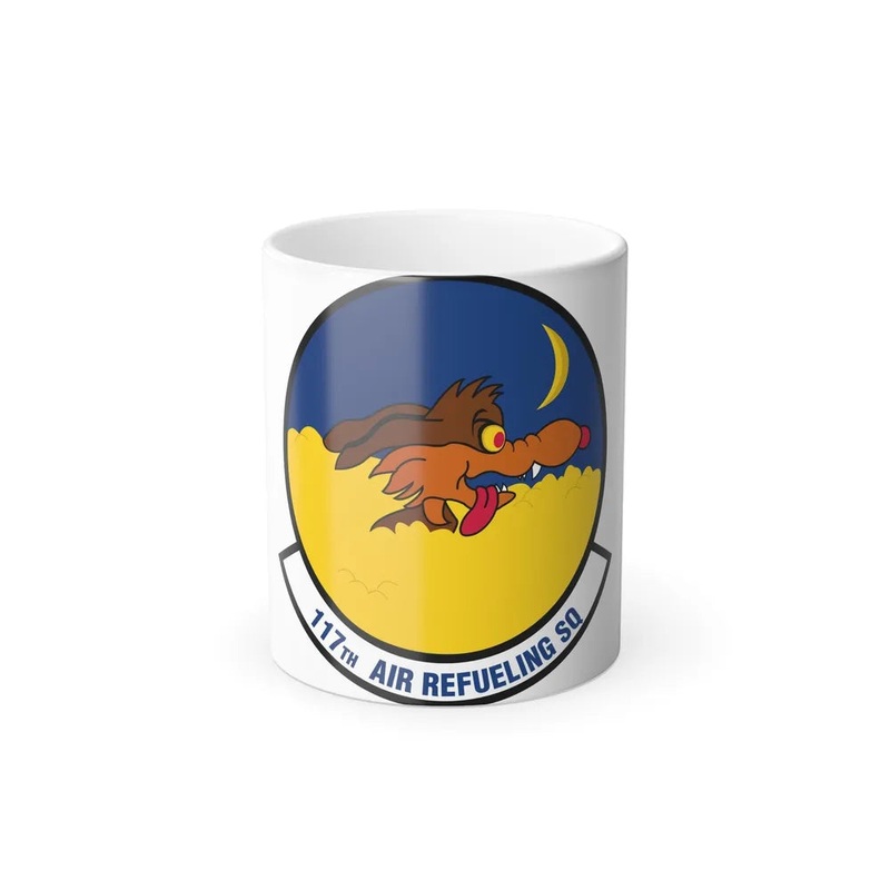 117 Air Refueling Squadron (U.S. Air Force) Color Changing Coffee Mug