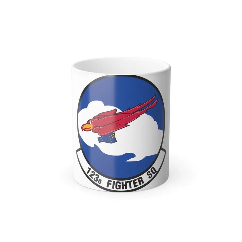 123 Fighter Squadron (U.S. Air Force) Color Changing Coffee Mug