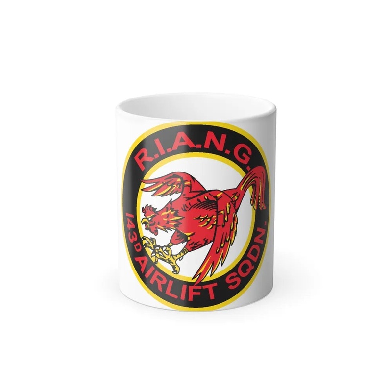 R.I.A.N.G. 143rd Airlift Sq (U.S. Air Force) Color Changing Coffee Mug
