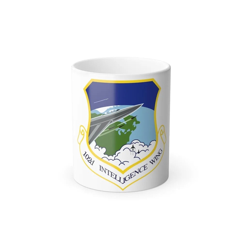 1014px 102nd Intelligence Wing emblem (U.S. Air Force) Color Changing Coffee Mug