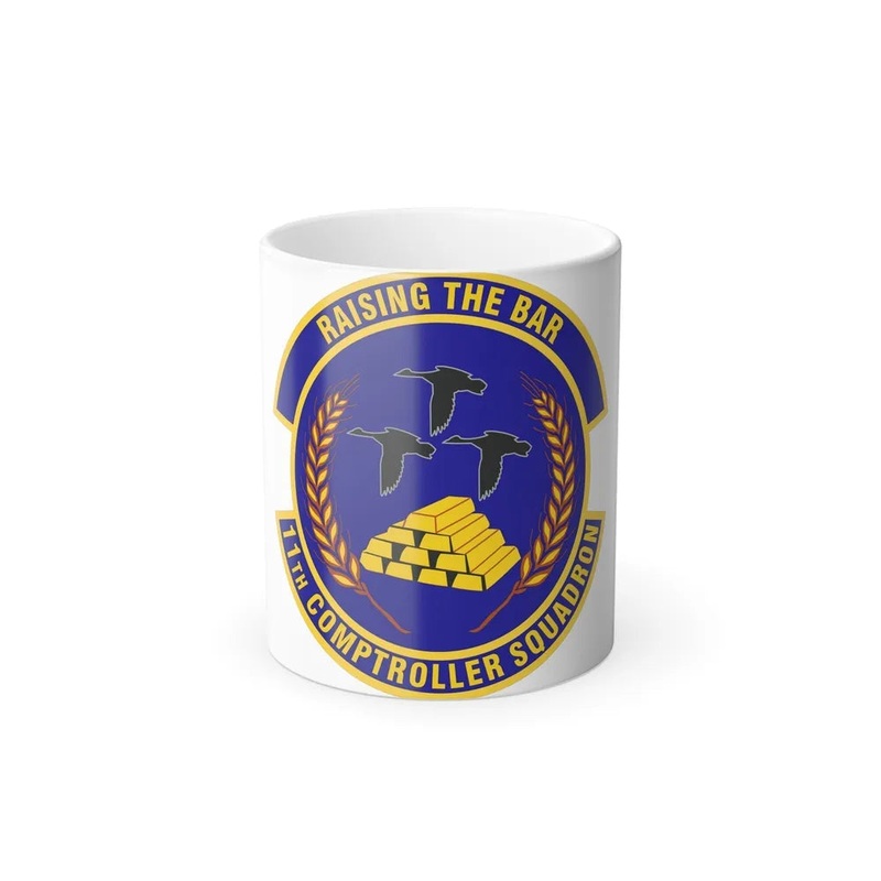 11th Comptroller Squadron (U.S. Air Force) Color Changing Coffee Mug
