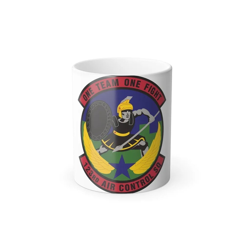 123d Air Control Squadron (U.S. Air Force) Color Changing Coffee Mug