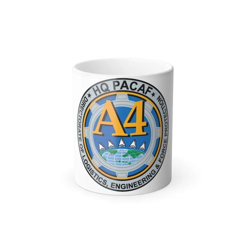 HQ PACAF A4 (U.S. Air Force) Color Changing Coffee Mug