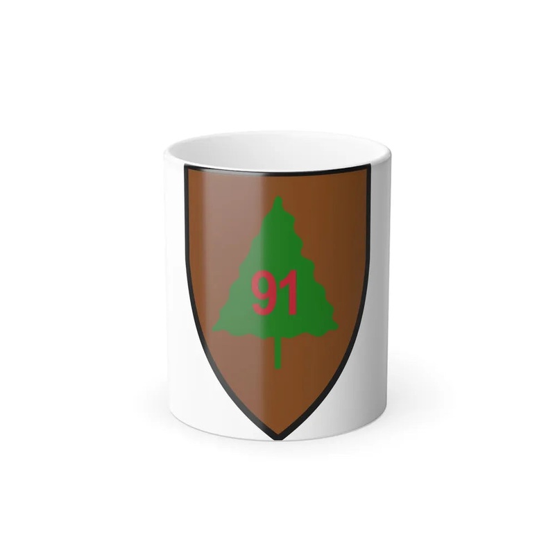 US 91st Infantry Division (U.S. Army) Color Changing Coffee Mug