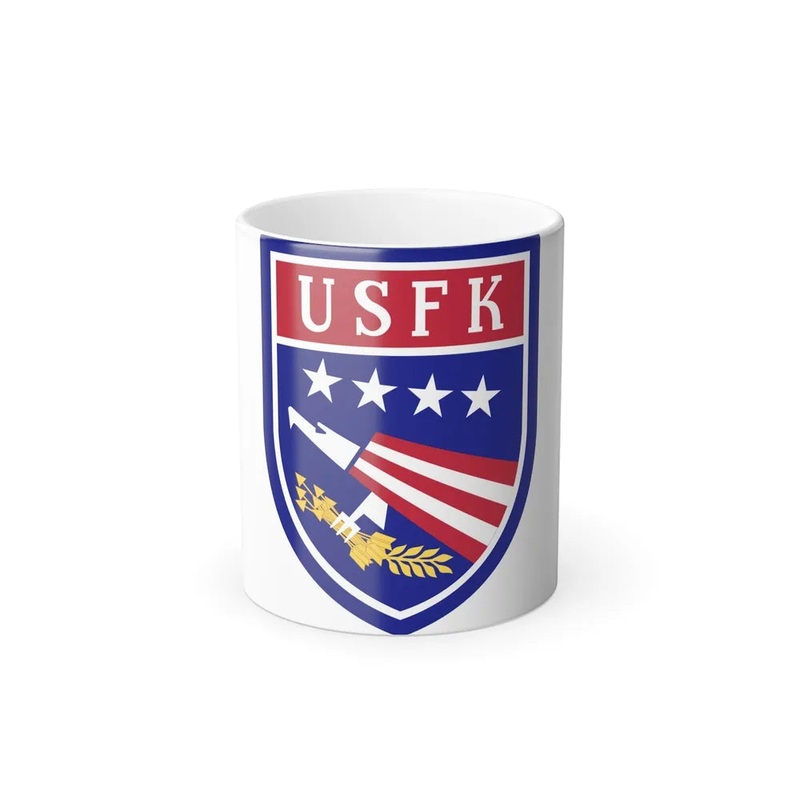 USAE United States Forces Korea (U.S. Army) Color Changing Coffee Mug