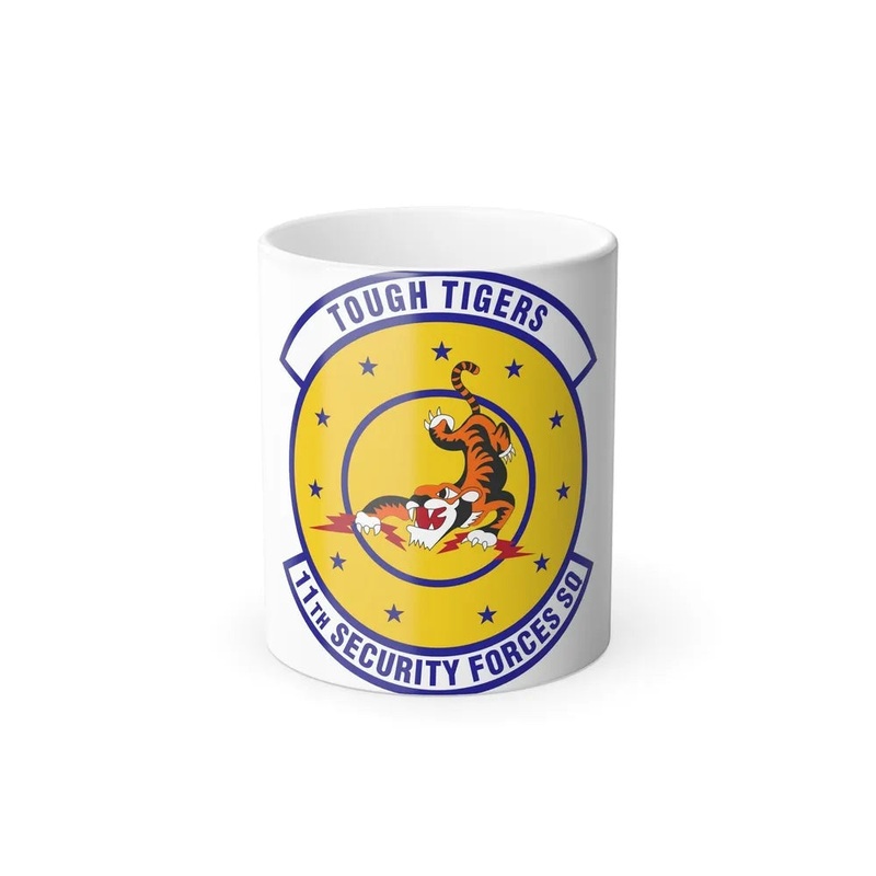 11 Security Forces Squadron USAF (U.S. Air Force) Color Changing Coffee Mug