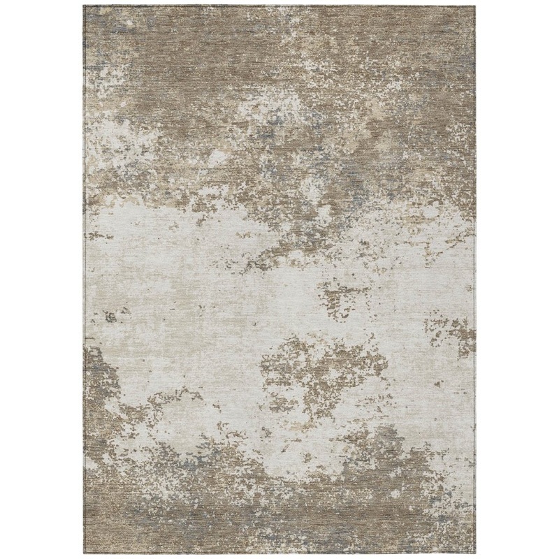 Aera Taupe Washable Indoor-Outdoor Rug