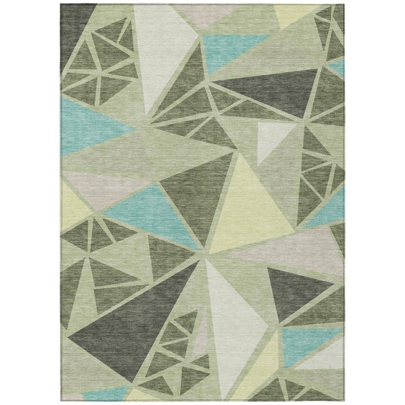 Aristea Aloe Washable Indoor-Outdoor Rug