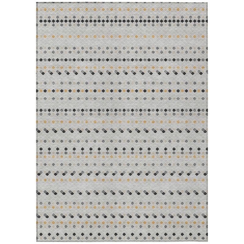 Artexa Gray Washable Indoor-Outdoor Rug
