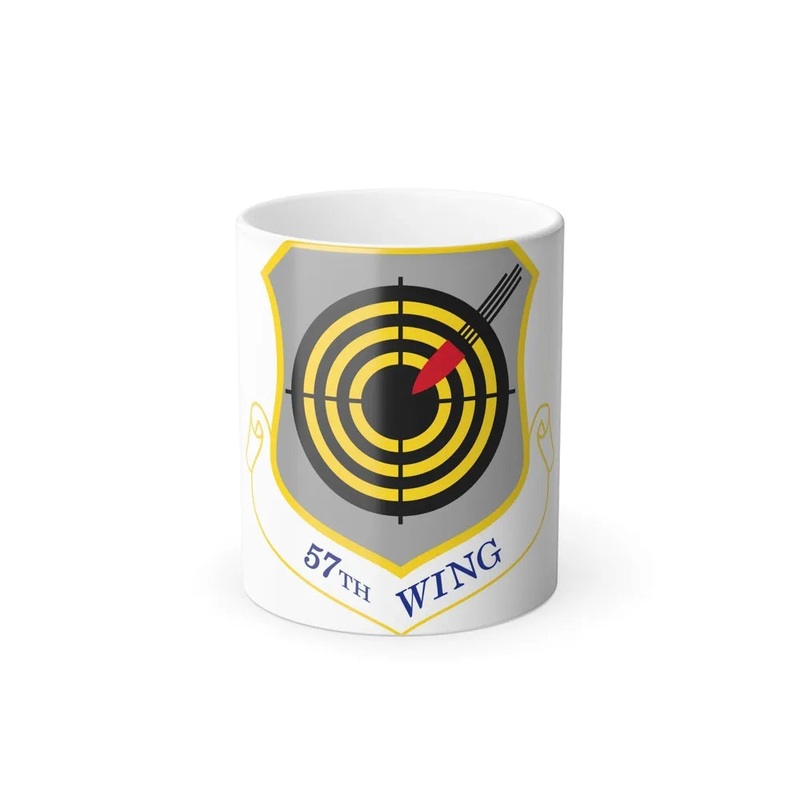 USAF 57th Wing shield (U.S. Air Force) Color Changing Coffee Mug