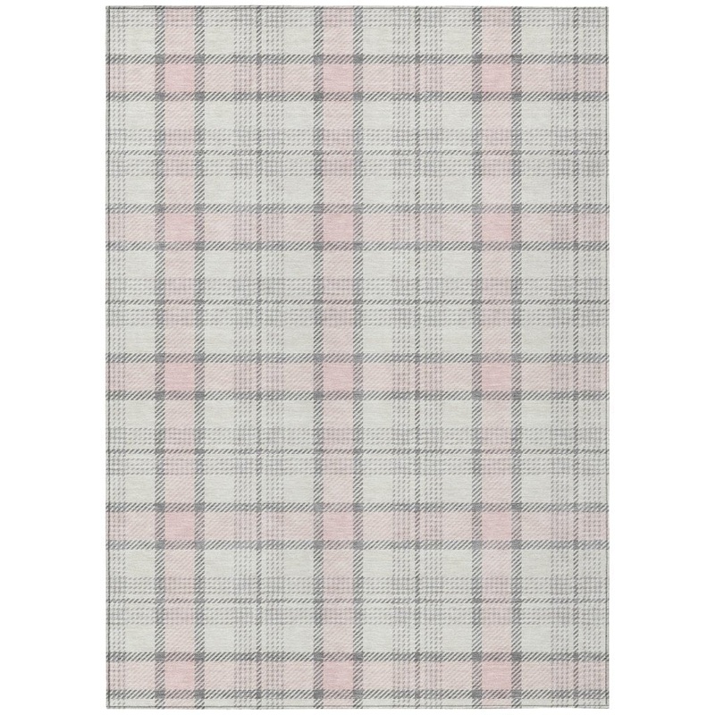Zinara Pink Washable Indoor-Outdoor Rug