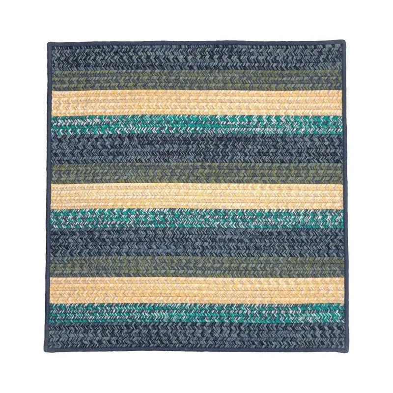 Ashton Tweed Stripe Square Outdoor Rugs