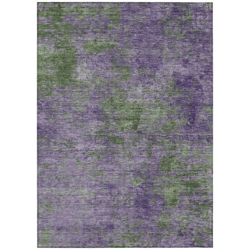 Althea Purple Washable Indoor-Outdoor Rug