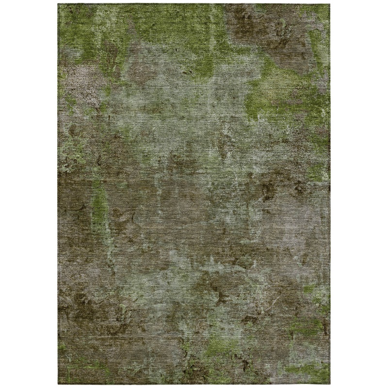 Ashava Brown Washable Indoor-Outdoor Rug