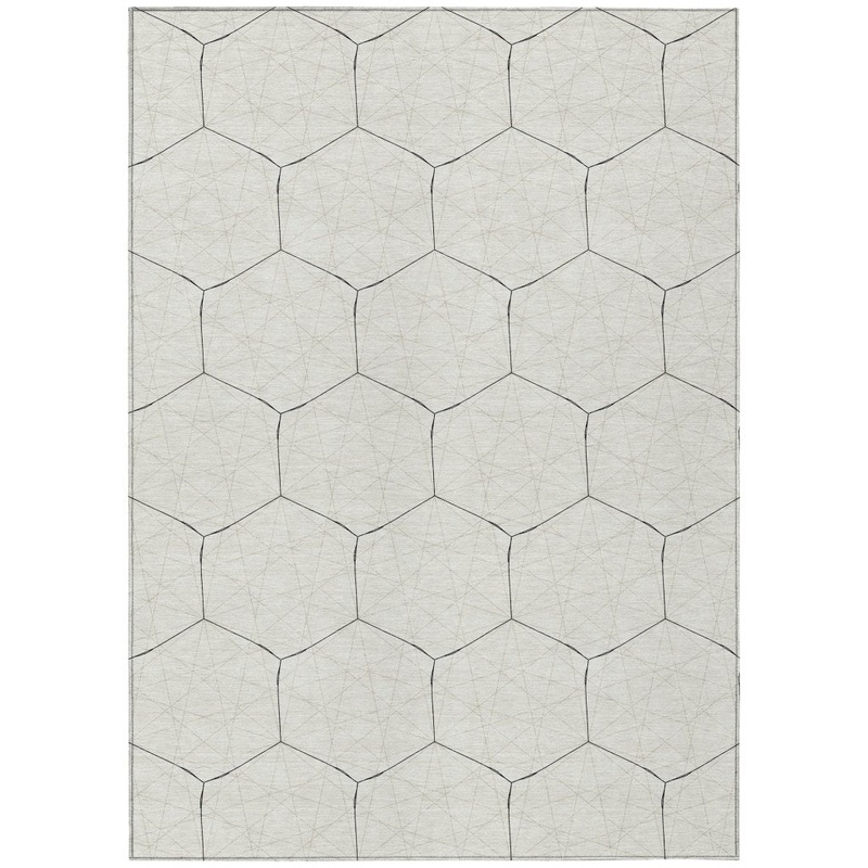 Alina Linen Washable Indoor-Outdoor Rug