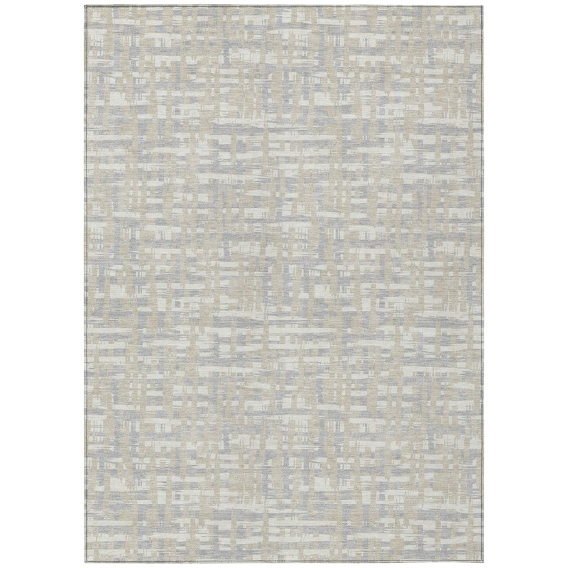 Zarifa Beige Washable Indoor-Outdoor Rug