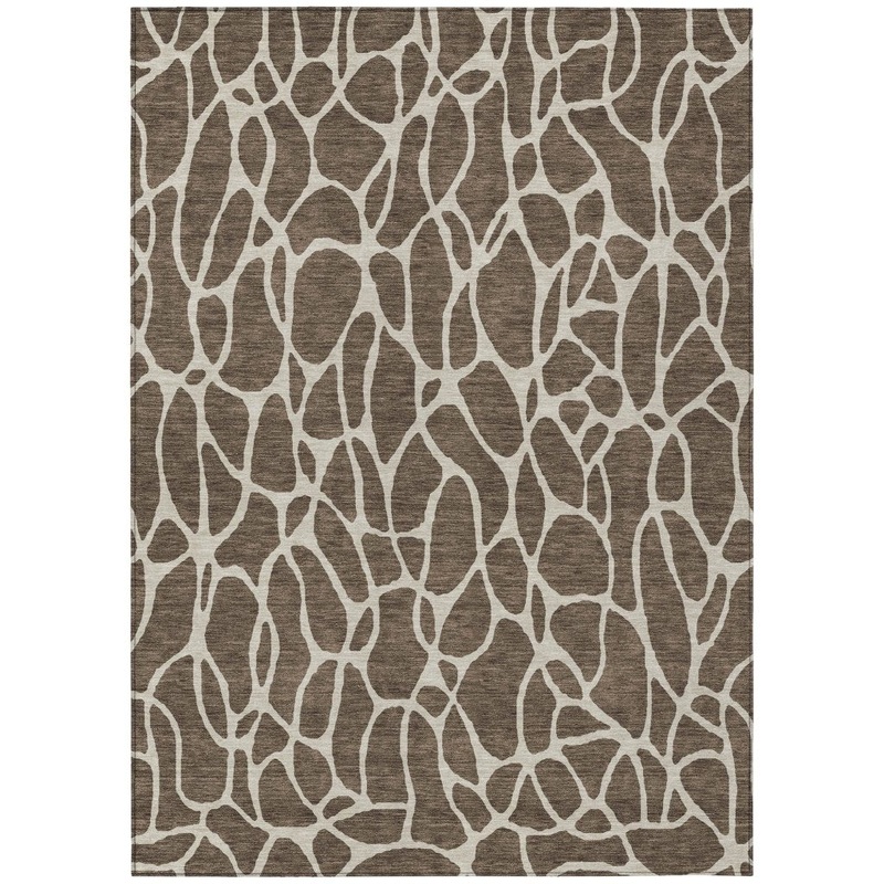 Zarelia Fudge Washable Indoor-Outdoor Rug