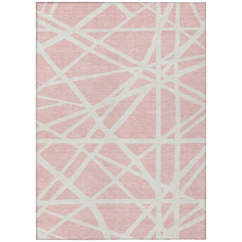 Zephina Pink Washable Indoor-Outdoor Rug