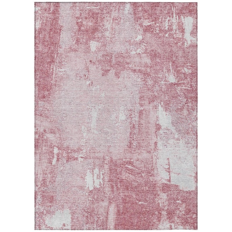 Aria Pink Washable Indoor-Outdoor Rug